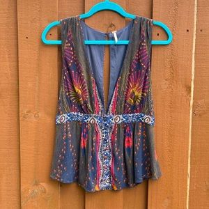 Free People Peplum Tank Top